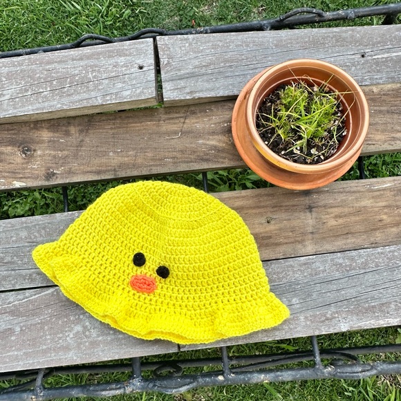Yellow Duck Crochet Hat